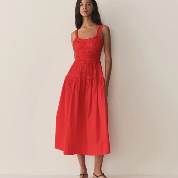 Doen Red Sleeveless Dress - Picture 4 of 4